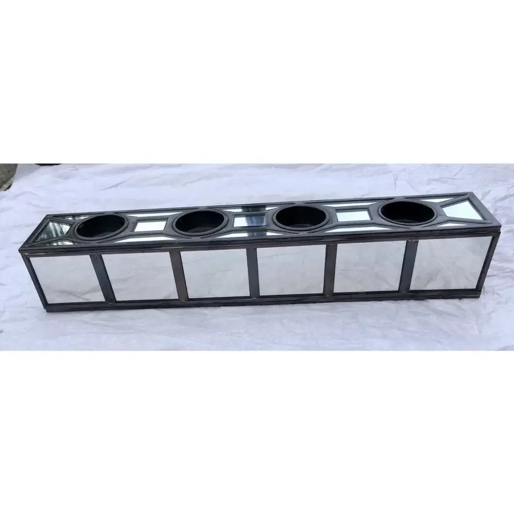 Pier 1 Mirror Glass Votive Taper Candle Holder 15